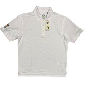NWT Callaway X Series Golf Polo Shirt White Short Sleeve Small